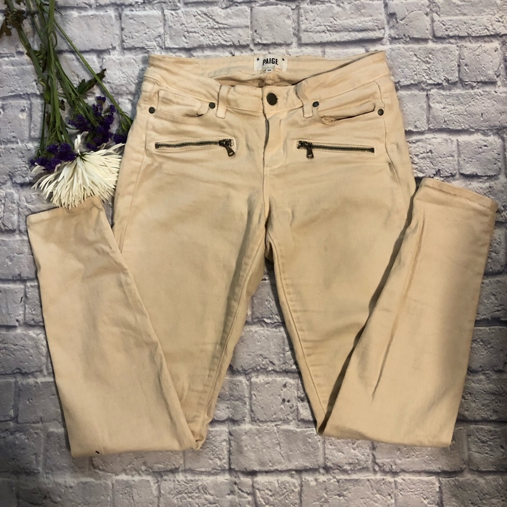 Paige Indio Zip Jeans